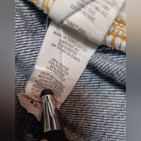 Aerie American Eagle Daydream Dark Blue Distressed Jean Shorts - Picture 8 of 8